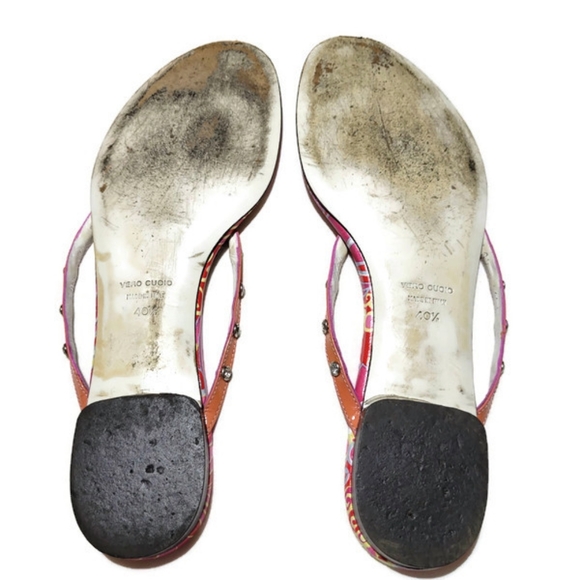 Dolce & Gabbana Pink Flip Flops with dust bags - Picture 6 of 12